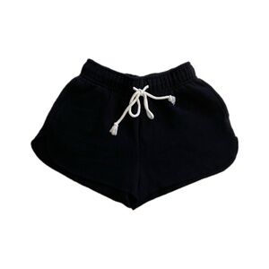 Wild Fable Black Raw Cut Hem Drawstring Shorts
